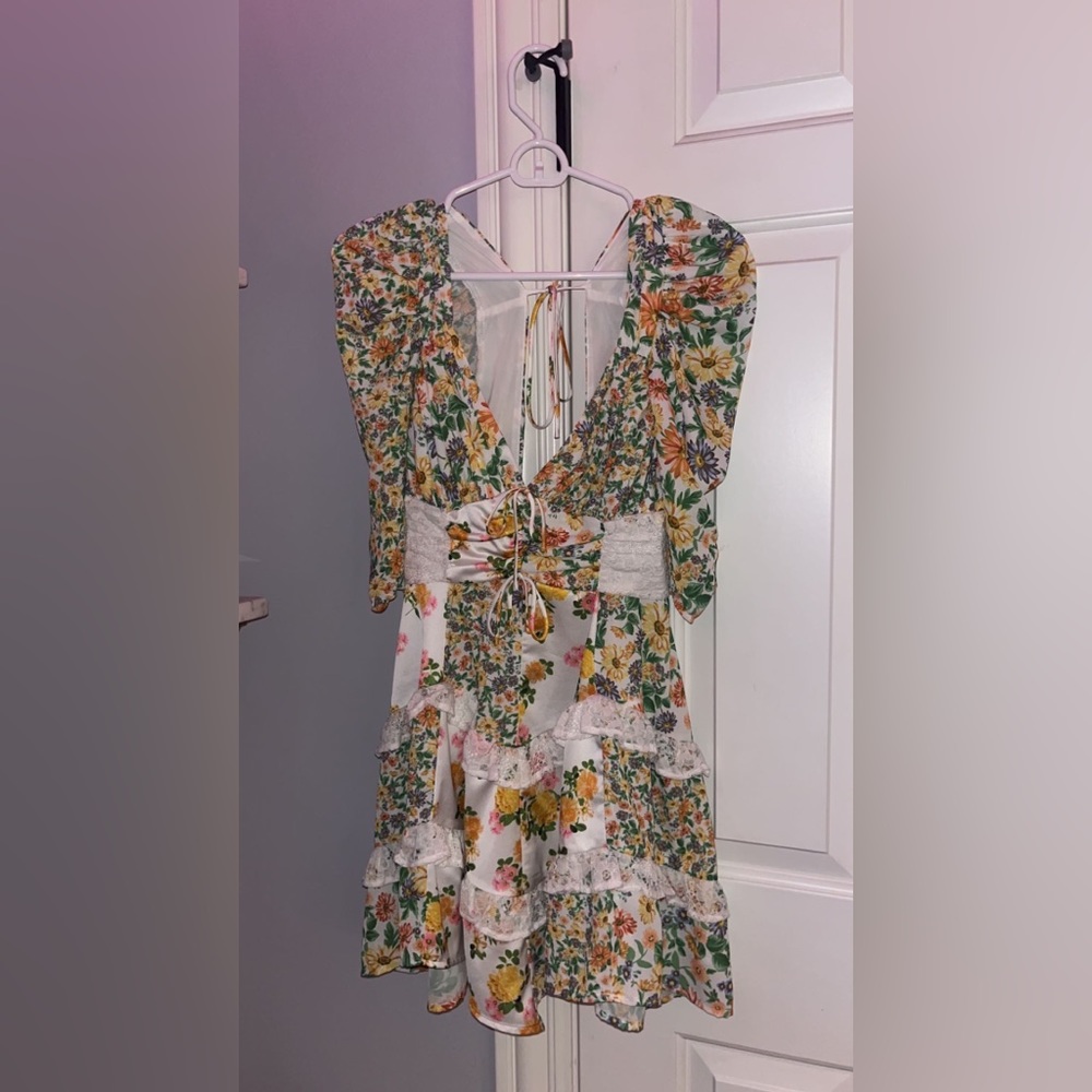 For Love & Lemons Rosalyn Mini Dress